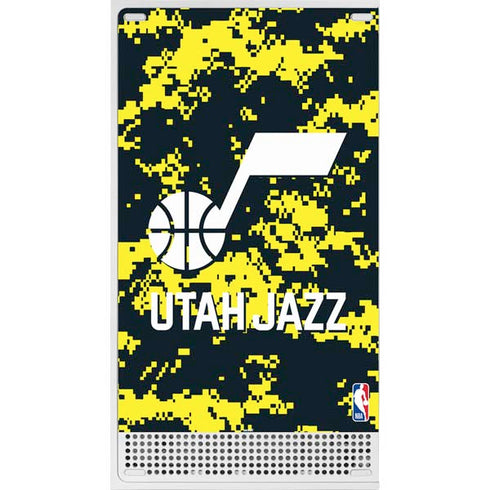 NBA Utah Jazz Grey Digi Camo Xbox Series S Console Skin